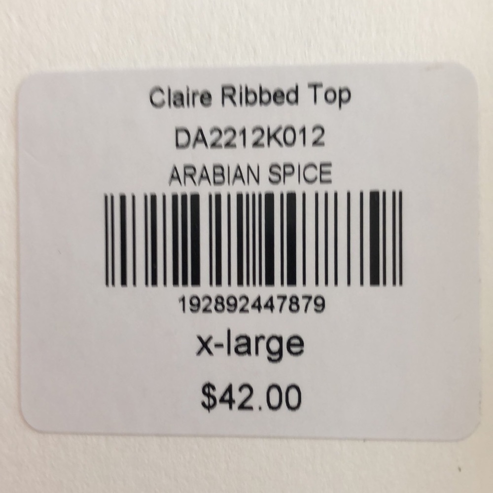 NWT Downeast Claire Ribbed Top - Picture 13 of 13